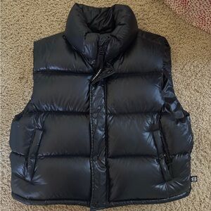Aritzia Black Puffer Vest